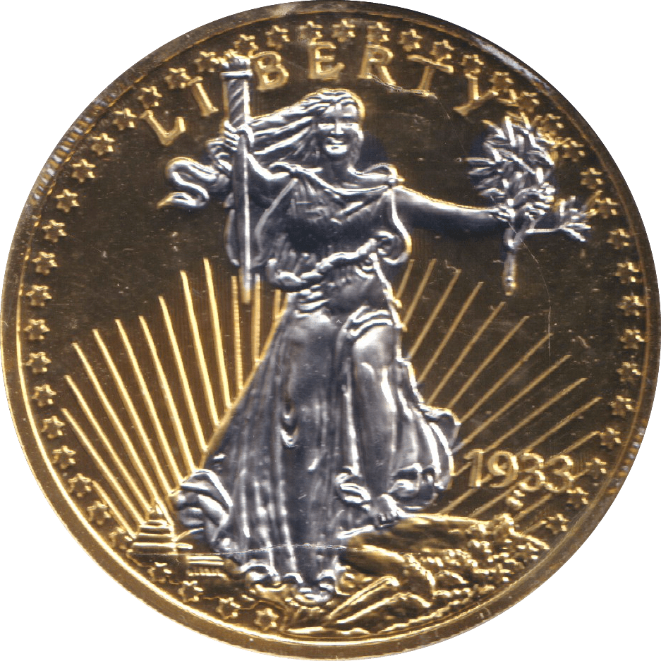 1933 LIBERTY TWENTY DOLLAR USA - WORLD COINS - Cambridgeshire Coins