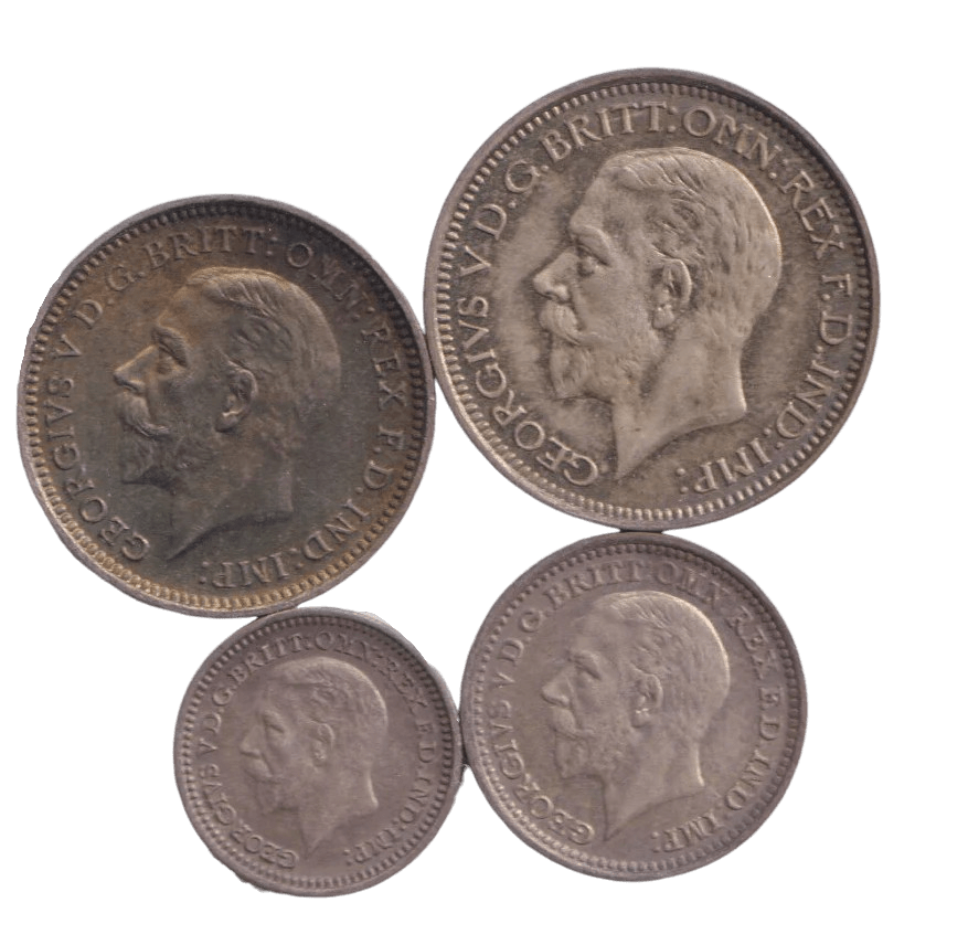 1933 MAUNDY SET GEORGE V - Maundy Set - Cambridgeshire Coins