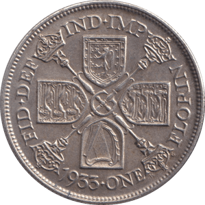 1933 ONE FLORIN ( EF ) - WORLD COINS - Cambridgeshire Coins