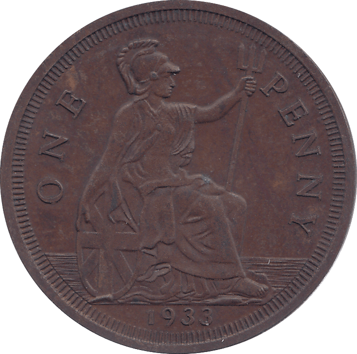 1933 PENNY ( UNC ) - PENNY - Cambridgeshire Coins