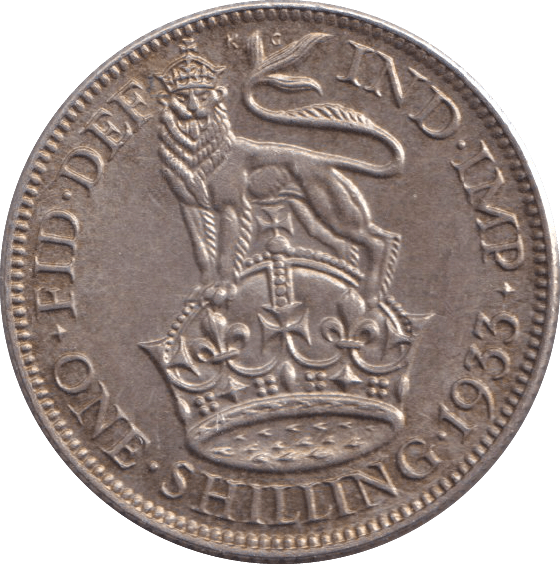 1933 SHILLING ( AUNC ) - SHILLING - Cambridgeshire Coins