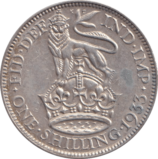 1933 SHILLING ( EF ) ENGLISH - SHILLING - Cambridgeshire Coins