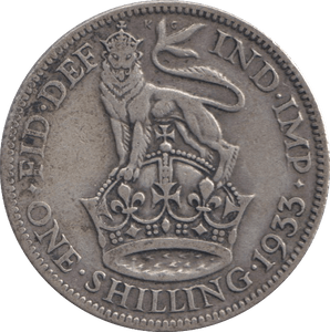 1933 SHILLING ( GF ) - SHILLING - Cambridgeshire Coins