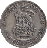 1933 SHILLING ( GF ) - SHILLING - Cambridgeshire Coins