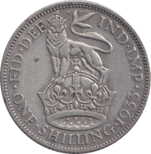 1933 SHILLING ( GF ) - SHILLING - Cambridgeshire Coins