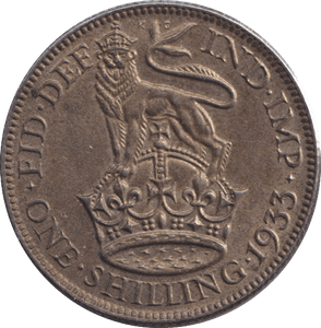 1933 SHILLING ( GVF ) - SHILLING - Cambridgeshire Coins