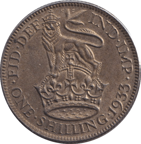 1933 SHILLING ( GVF ) - SHILLING - Cambridgeshire Coins