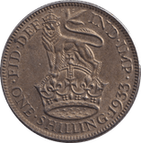 1933 SHILLING ( GVF ) - SHILLING - Cambridgeshire Coins
