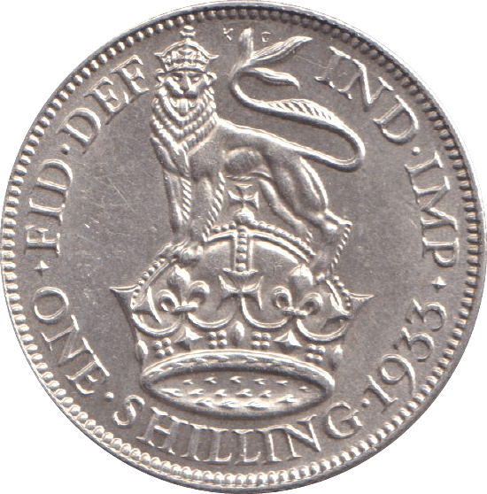 1933 SHILLING ( UNC ) - SHILLING - Cambridgeshire Coins