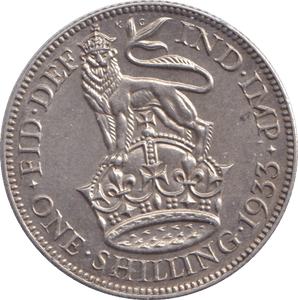 1933 SHILLING ( UNC ) - SHILLING - Cambridgeshire Coins