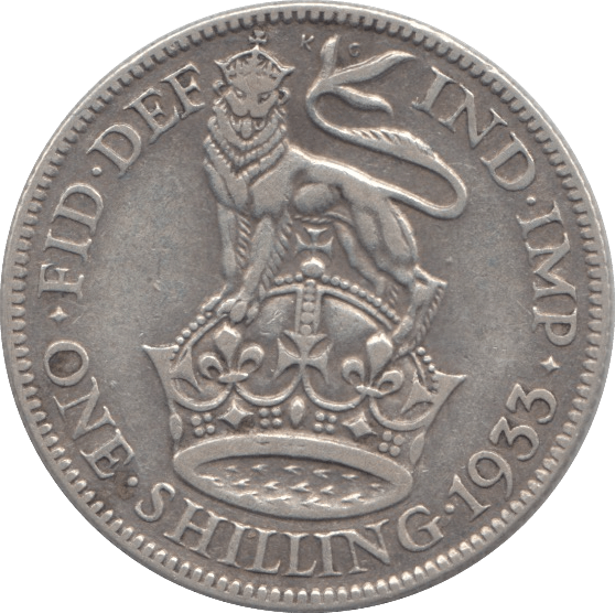 1933 SHILLING ( VF ) - Shilling - Cambridgeshire Coins