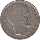 1933 SILVER 20 FRANCS FRANCE 4 - SILVER WORLD COINS - Cambridgeshire Coins