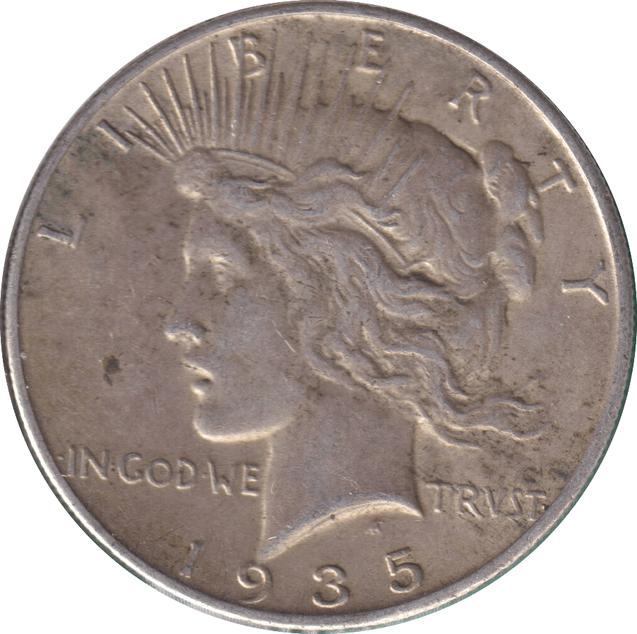 1933 SILVER DOLLAR USA - SILVER WORLD COINS - Cambridgeshire Coins