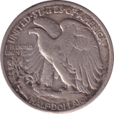 1933 SILVER HALF DOLLAR USA - SILVER WORLD COINS - Cambridgeshire Coins