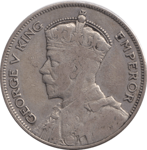 1933 SILVER HALFCROWN NEW ZEALAND - SILVER WORLD COINS - Cambridgeshire Coins