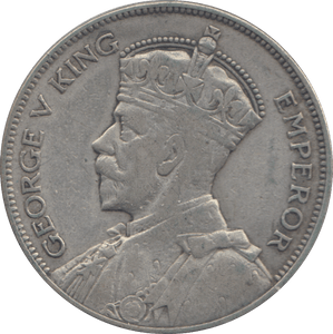 1933 SILVER HALFCROWN NEW ZEALAND - WORLD COINS - Cambridgeshire Coins