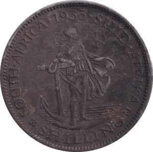 1933 SILVER SHILLING SOUTH AFRICA - SILVER WORLD COINS - Cambridgeshire Coins