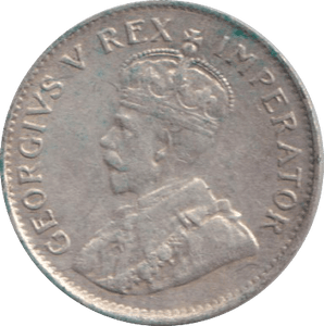 1933 SILVER THREEPENCE AFRICA - SILVER WORLD COINS - Cambridgeshire Coins