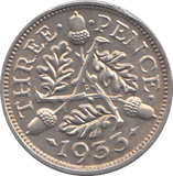 1933 SILVER THREEPENCE ( EF ) - THREEPENCE - Cambridgeshire Coins