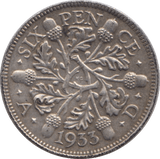 1933 SIXPENCE ( GVF ) - Sixpence - Cambridgeshire Coins