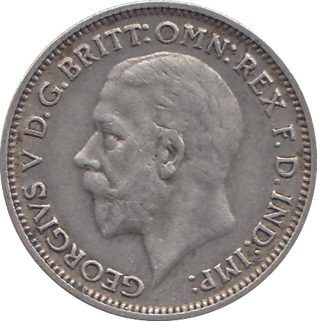 1933 SIXPENCE (GVF) - WORLD COINS - Cambridgeshire Coins