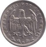 1934 1 MARK GERMANY - WORLD COINS - Cambridgeshire Coins