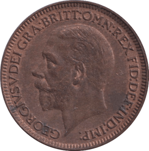1934 FARTHING ( AUNC ) - FARTHING - Cambridgeshire Coins