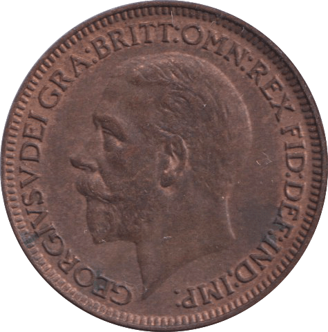 1934 FARTHING ( AUNC ) - FARTHING - Cambridgeshire Coins