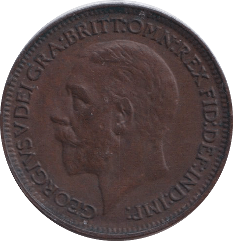 1934 FARTHING ( EF ) - FARTHING - Cambridgeshire Coins