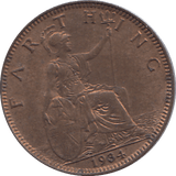 1934 FARTHING ( UNC ) - FARTHING - Cambridgeshire Coins