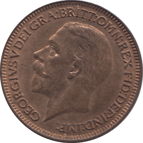 1934 FARTHING ( UNC ) - FARTHING - Cambridgeshire Coins