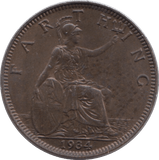 1934 FARTHING ( UNC ) - Farthing - Cambridgeshire Coins
