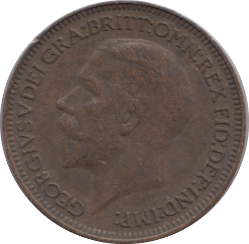1934 FARTHING ( VF ) - Farthing - Cambridgeshire Coins