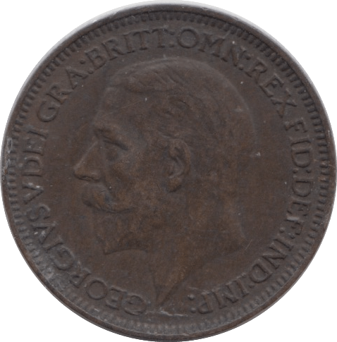 1934 FARTHING ( VF ) - Farthing - Cambridgeshire Coins