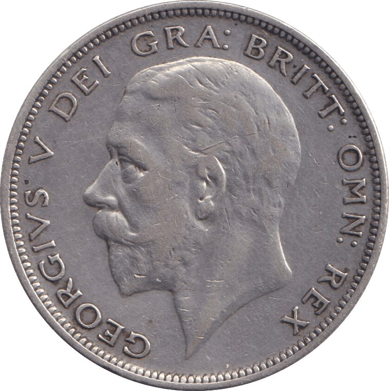 1934 HALF CROWN ( GVF ) - HALF FARTHING - Cambridgeshire Coins