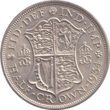 1934 HALFCROWN ( AUNC ) - HALFCROWN - Cambridgeshire Coins