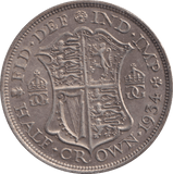 1934 HALFCROWN ( GVF ) - WORLD COINS - Cambridgeshire Coins