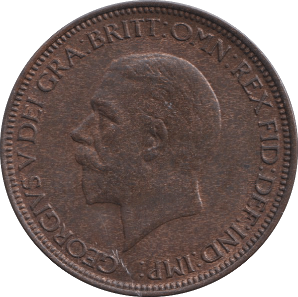 1934 HALFPENNY GEORGE V ( UNC ) - HALFPENNY - Cambridgeshire Coins