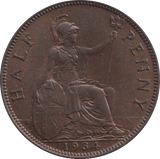 1934 HALFPENNY GEORGE V ( UNC ) - HALFPENNY - Cambridgeshire Coins