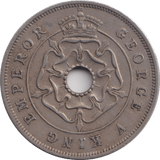 1934 ONE PENNY SOUTHERN RHODESIA - WORLD COINS - Cambridgeshire Coins
