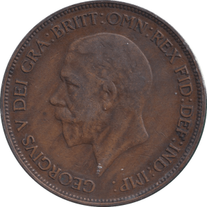 1934 PENNY ( GVF ) - PENNY - Cambridgeshire Coins