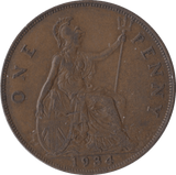1934 PENNY ( GVF ) - Penny - Cambridgeshire Coins