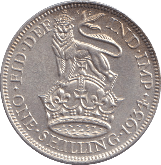 1934 SHILLING ( AUNC ) ENGLISH - SHILLING - Cambridgeshire Coins