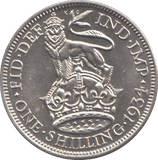 1934 SHILLING ( BU ) - SHILLING - Cambridgeshire Coins
