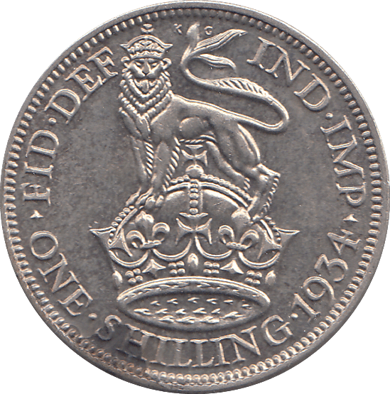 1934 SHILLING ( EF ) - SHILLING - Cambridgeshire Coins