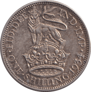 1934 SHILLING ( EF ) - SHILLING - Cambridgeshire Coins