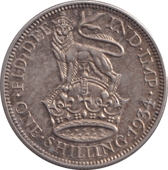 1934 SHILLING ( EF ) - SHILLING - Cambridgeshire Coins