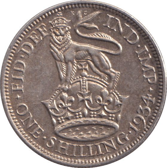 1934 SHILLING ( EF ) - SHILLING - Cambridgeshire Coins