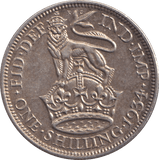 1934 SHILLING ( EF ) - SHILLING - Cambridgeshire Coins