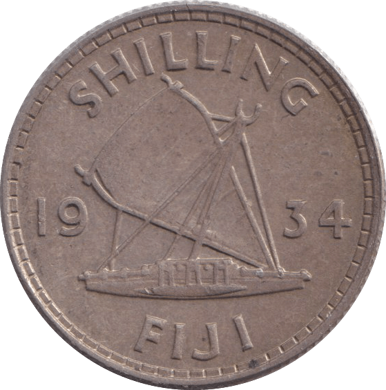 1934 SHILLING FIJI - WORLD COINS - Cambridgeshire Coins